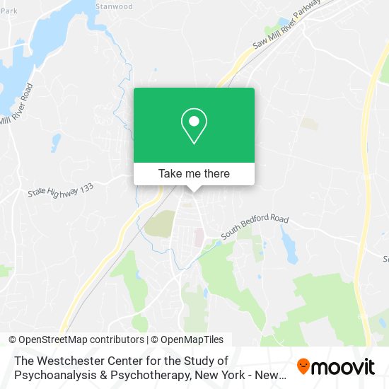 The Westchester Center for the Study of Psychoanalysis & Psychotherapy map