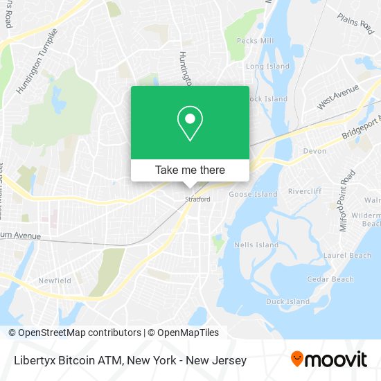 Libertyx Bitcoin ATM map