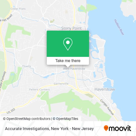 Accurate Investigations map