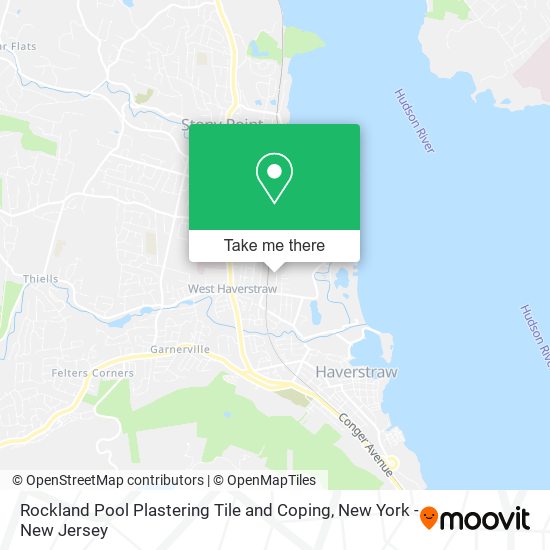 Mapa de Rockland Pool Plastering Tile and Coping