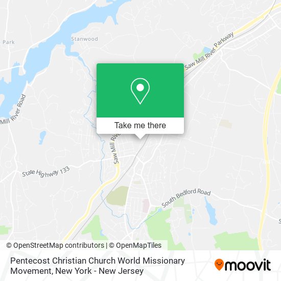 Mapa de Pentecost Christian Church World Missionary Movement