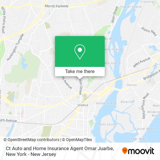 Mapa de Ct Auto and Home Insurance Agent Omar Juarbe