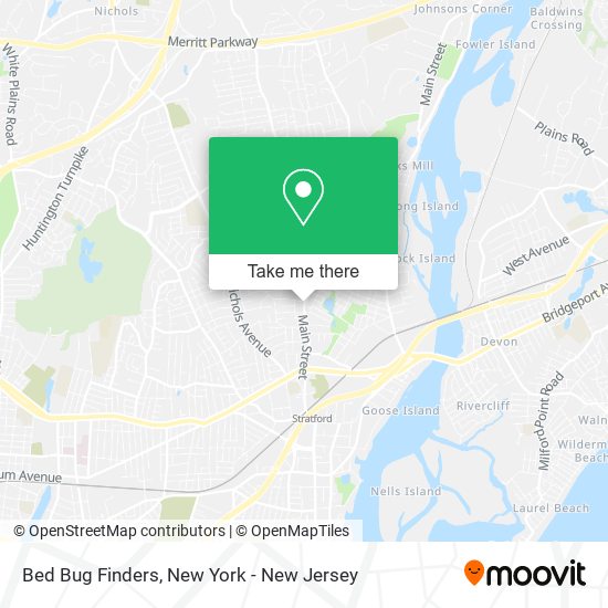 Bed Bug Finders map