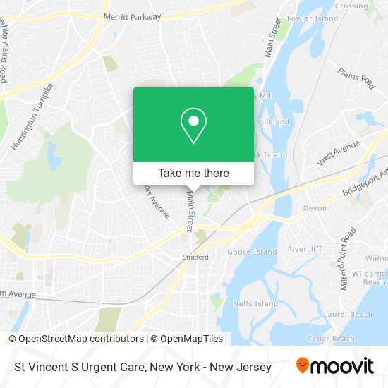 Mapa de St Vincent S Urgent Care