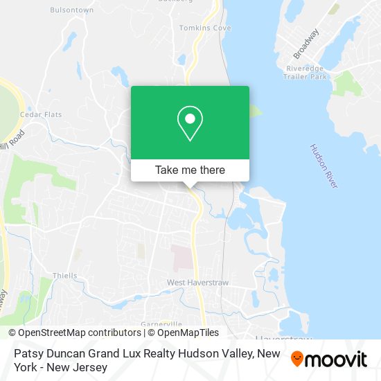 Mapa de Patsy Duncan Grand Lux Realty Hudson Valley