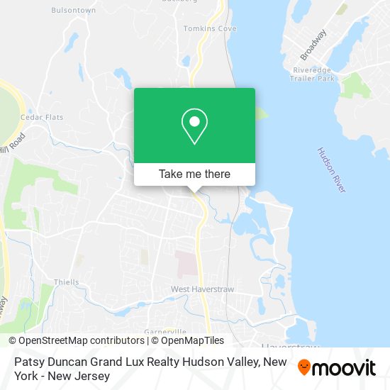 Patsy Duncan Grand Lux Realty Hudson Valley map