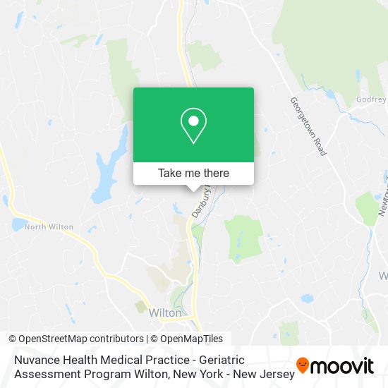 Nuvance Health Medical Practice - Geriatric Assessment Program Wilton map