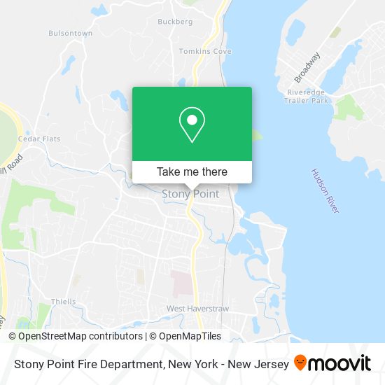 Stony Point Fire Department map