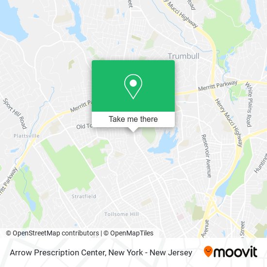 Mapa de Arrow Prescription Center