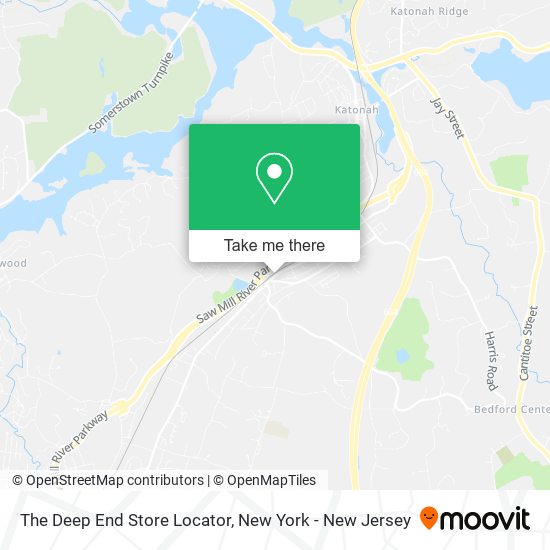 The Deep End Store Locator map