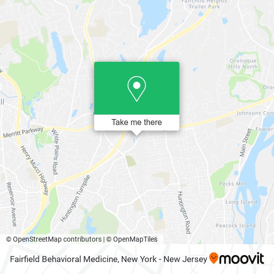 Fairfield Behavioral Medicine map