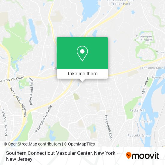 Mapa de Southern Connecticut Vascular Center