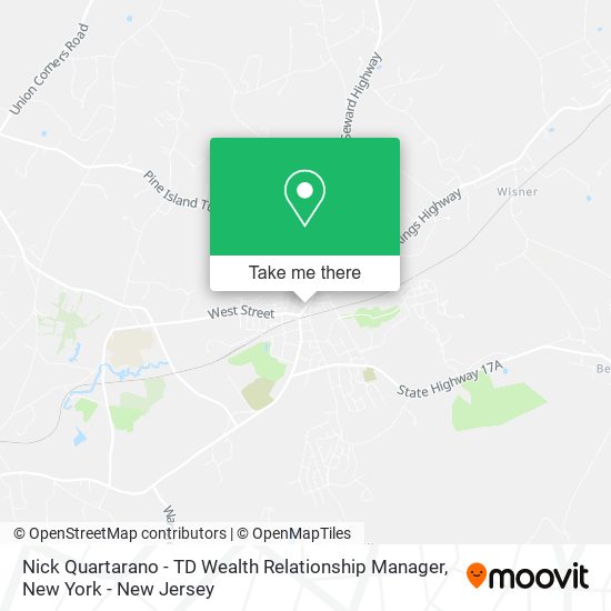 Mapa de Nick Quartarano - TD Wealth Relationship Manager