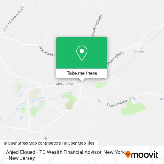 Anjed Eloued - TD Wealth Financial Advisor map