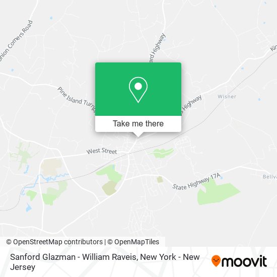 Mapa de Sanford Glazman - William Raveis