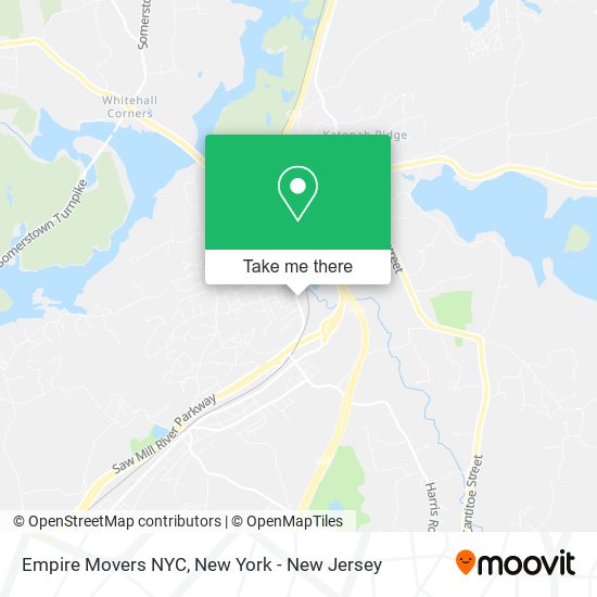 Empire Movers NYC map