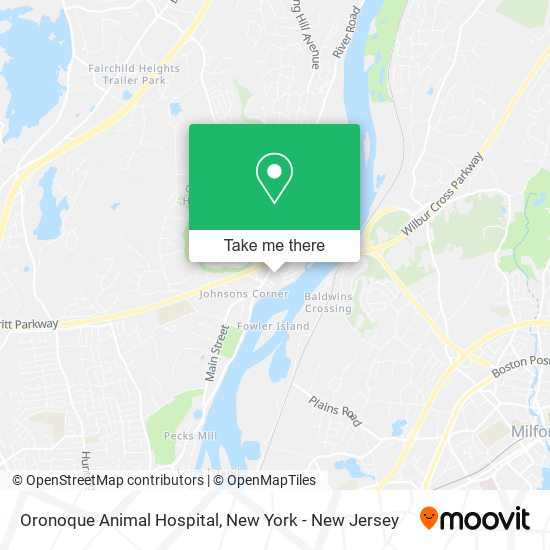 Oronoque Animal Hospital map