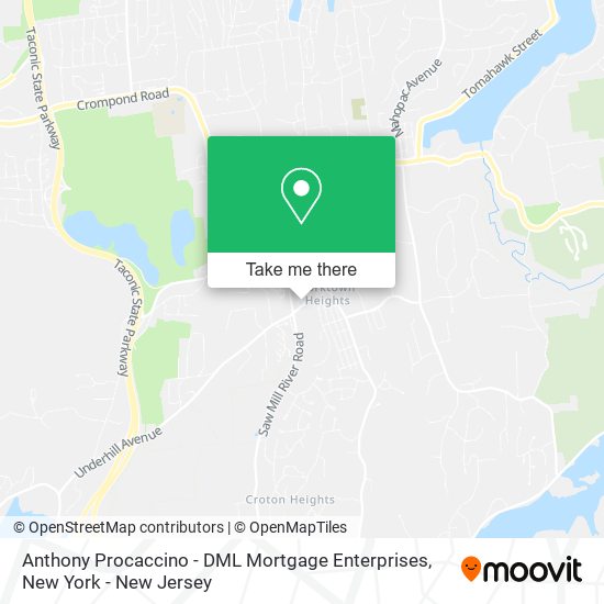 Anthony Procaccino - DML Mortgage Enterprises map