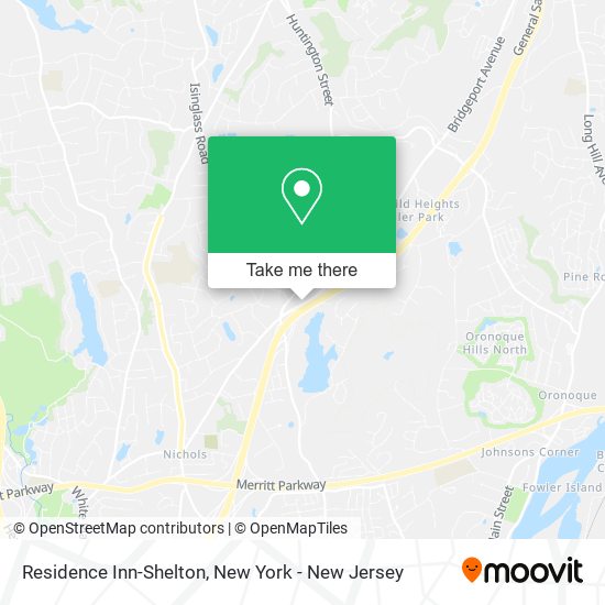 Mapa de Residence Inn-Shelton