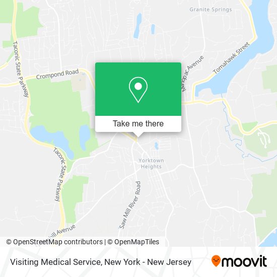 Visiting Medical Service map