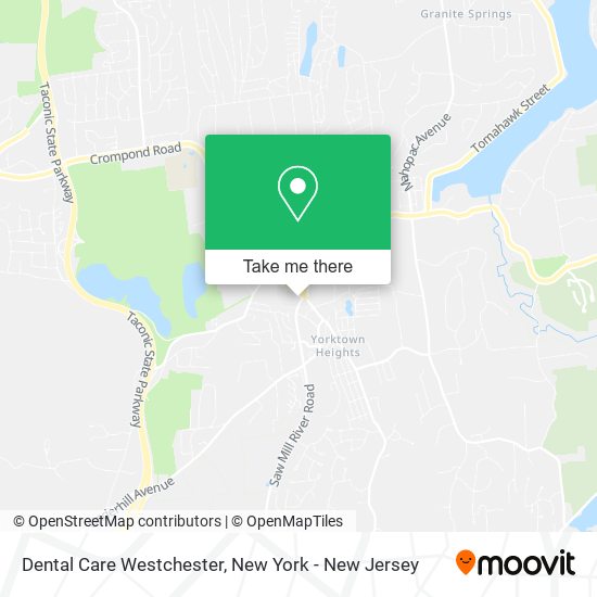 Mapa de Dental Care Westchester