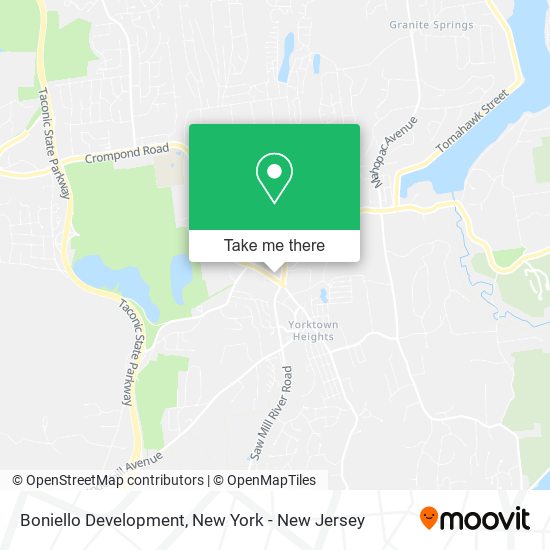 Boniello Development map