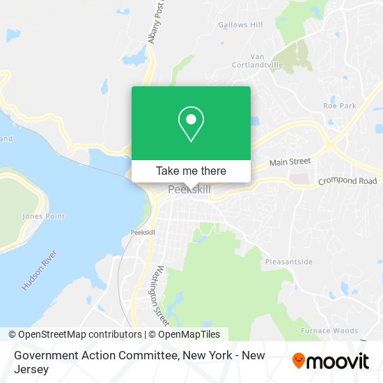 Government Action Committee map