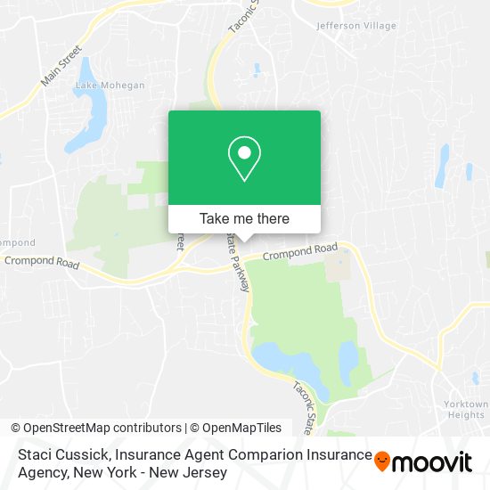 Mapa de Staci Cussick, Insurance Agent Comparion Insurance Agency