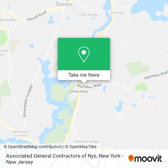 Associated General Contractors of Nys map