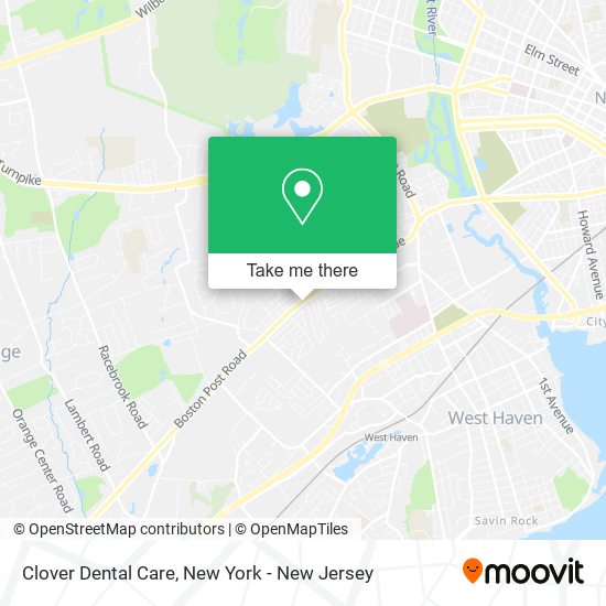 Mapa de Clover Dental Care