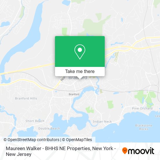 Maureen Walker - BHHS NE Properties map