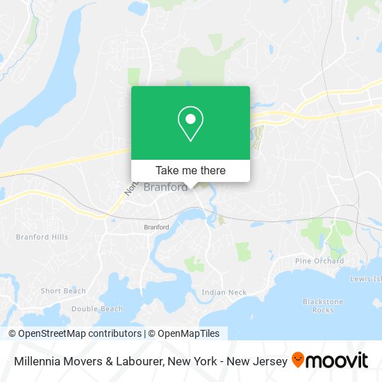 Millennia Movers & Labourer map