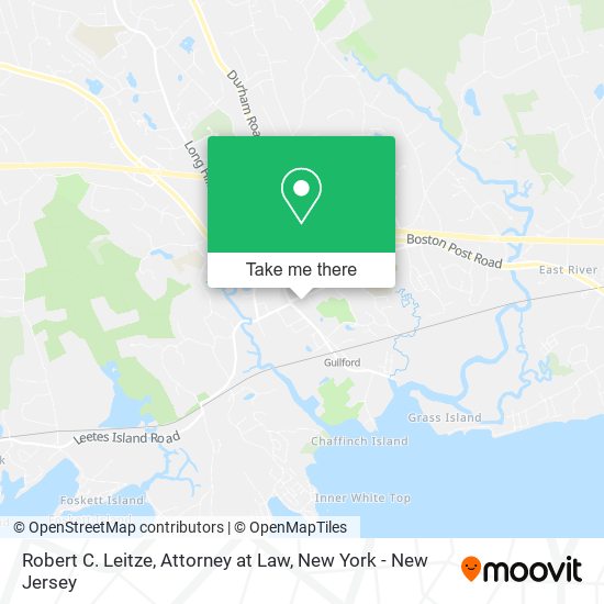 Robert C. Leitze, Attorney at Law map