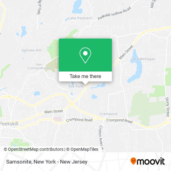 Samsonite map