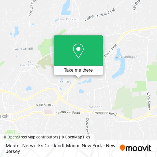 Master Networks Cortlandt Manor map