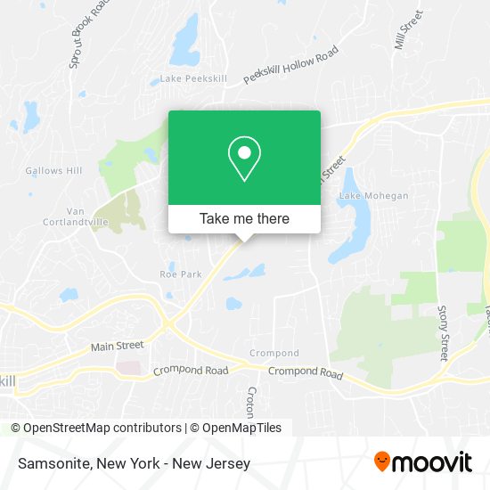 Samsonite map