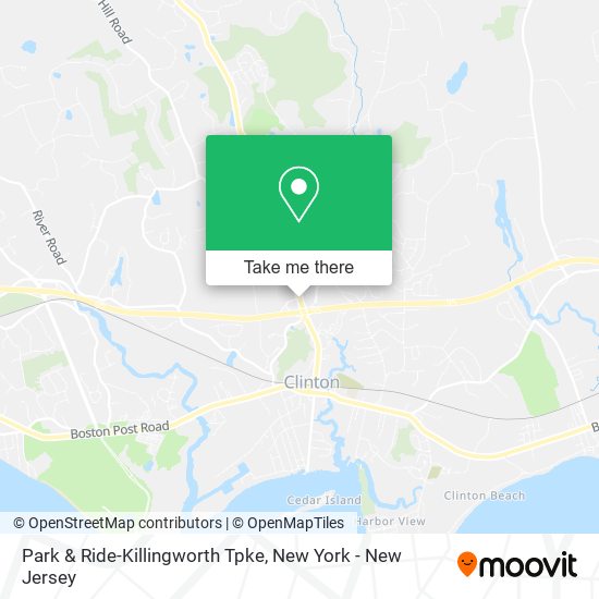 Park & Ride-Killingworth Tpke map