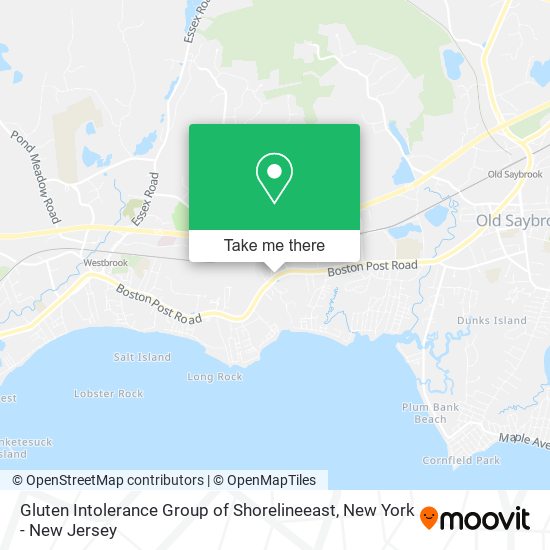 Gluten Intolerance Group of Shorelineeast map
