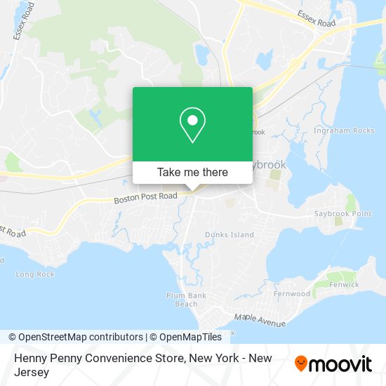 Henny Penny Convenience Store map