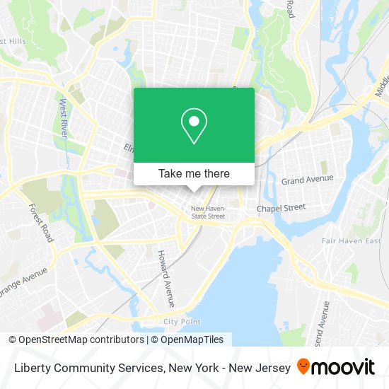 Liberty Community Services map