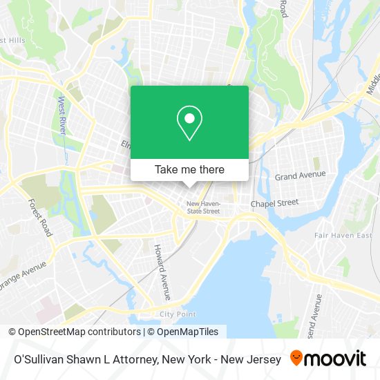 Mapa de O'Sullivan Shawn L Attorney