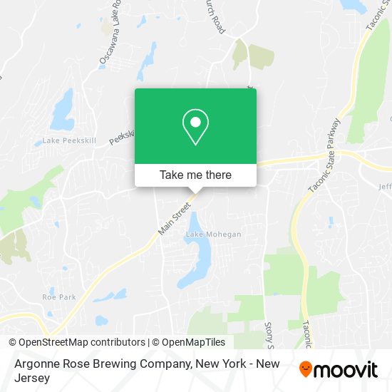 Argonne Rose Brewing Company map