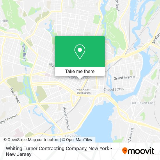 Mapa de Whiting Turner Contracting Company