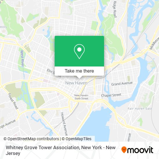 Whitney Grove Tower Association map