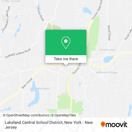 Mapa de Lakeland Central School District
