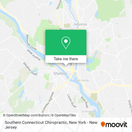 Southern Connecticut Chiropractic map