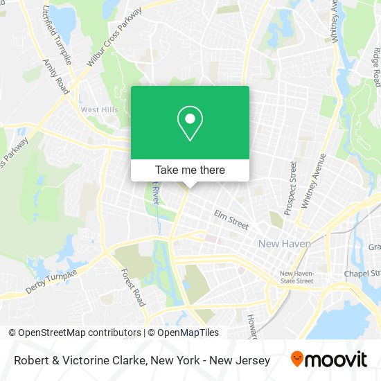 Robert & Victorine Clarke map