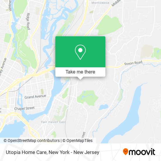 Utopia Home Care map