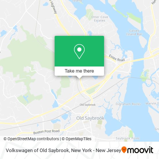 Mapa de Volkswagen of Old Saybrook