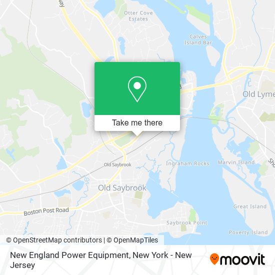 New England Power Equipment map